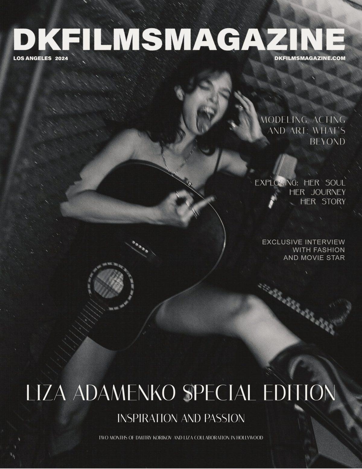 Cover of DK Films Magazine Issue 01, Liza Adamenko Special Edition